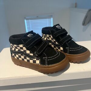 Vans Checkered High-Top Sneakers